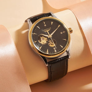 mechanical wristwatches skeleton rome